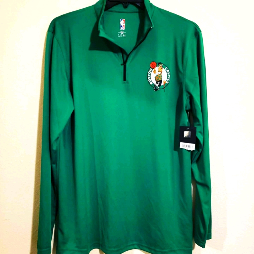 Boston Celtics dri-fit sweater.